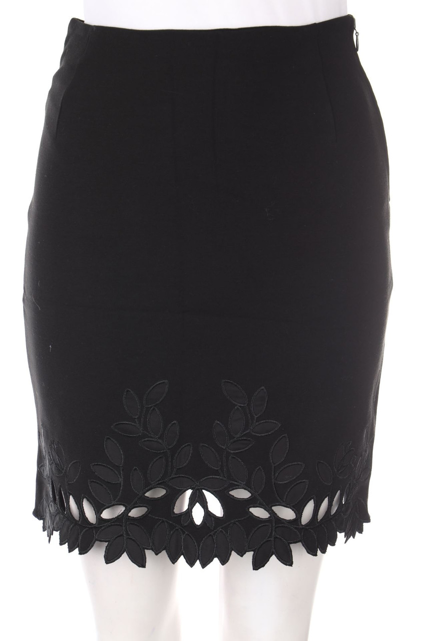 H&M - Minirock mit Stickereien mit Cut-outs - XS