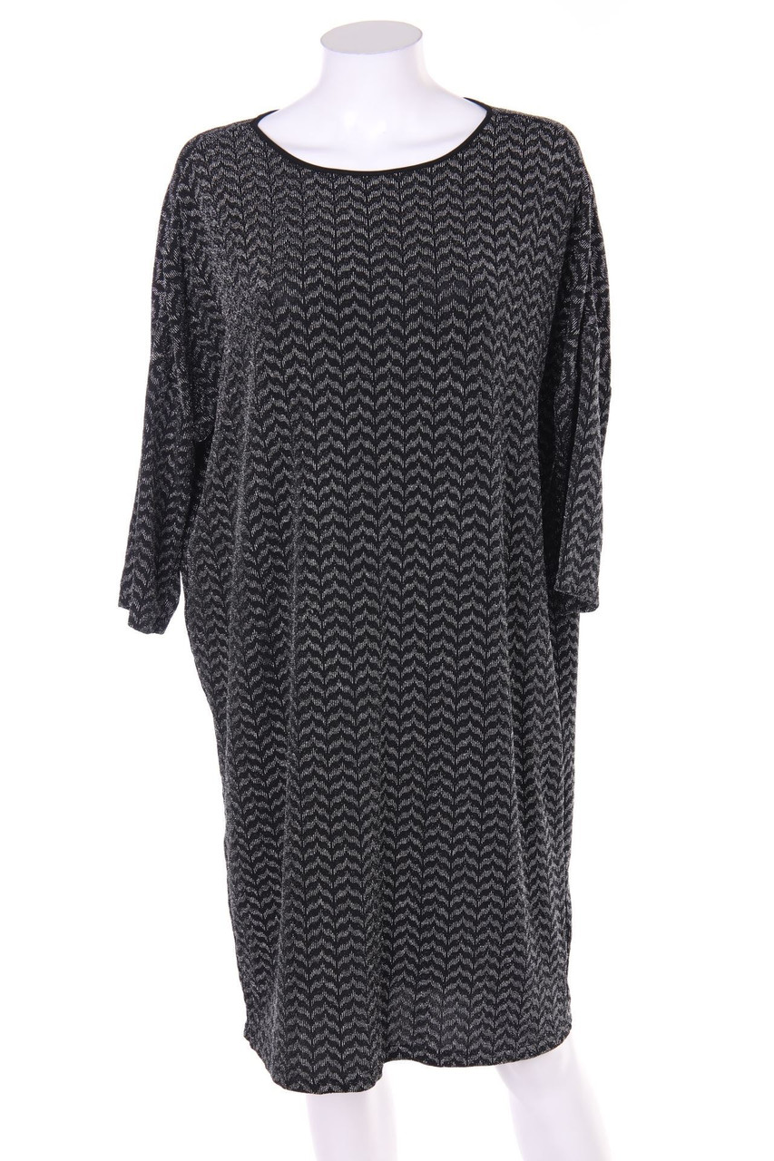 MONKI - Glitzer-Kleid mit Rückenausschnitt - M