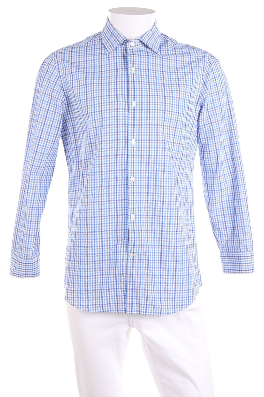 PERRY ELLIS - kariertes Hemd - 39