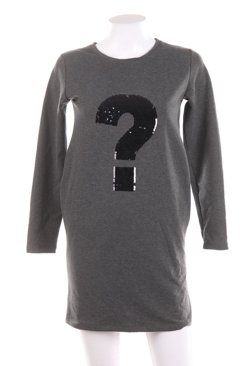 Ohne Label - Kleid mit Wende-Pailletten - D 34