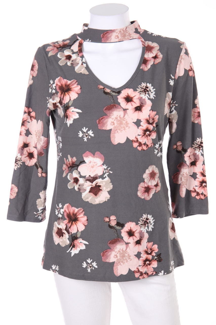 COLLOSEUM - Print-Shirt mit Cut-out - M