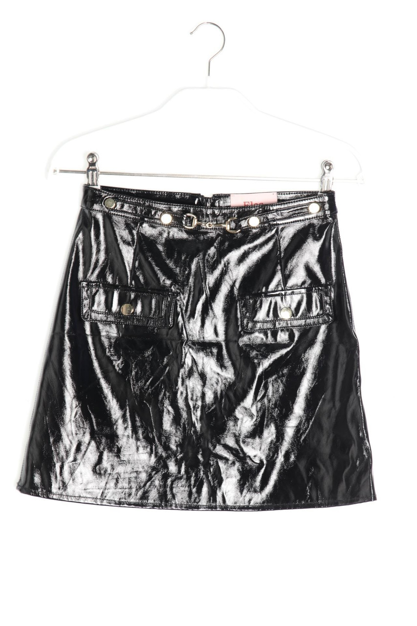 BIK BOK - Faux Leather-Mini-Rock - XS