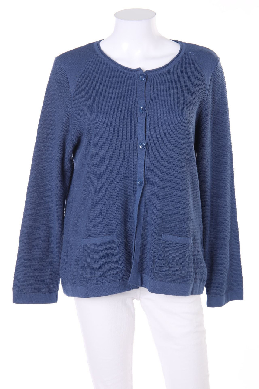 SECONDHAND - Cardigan mit Lochstrick-Details - D 42