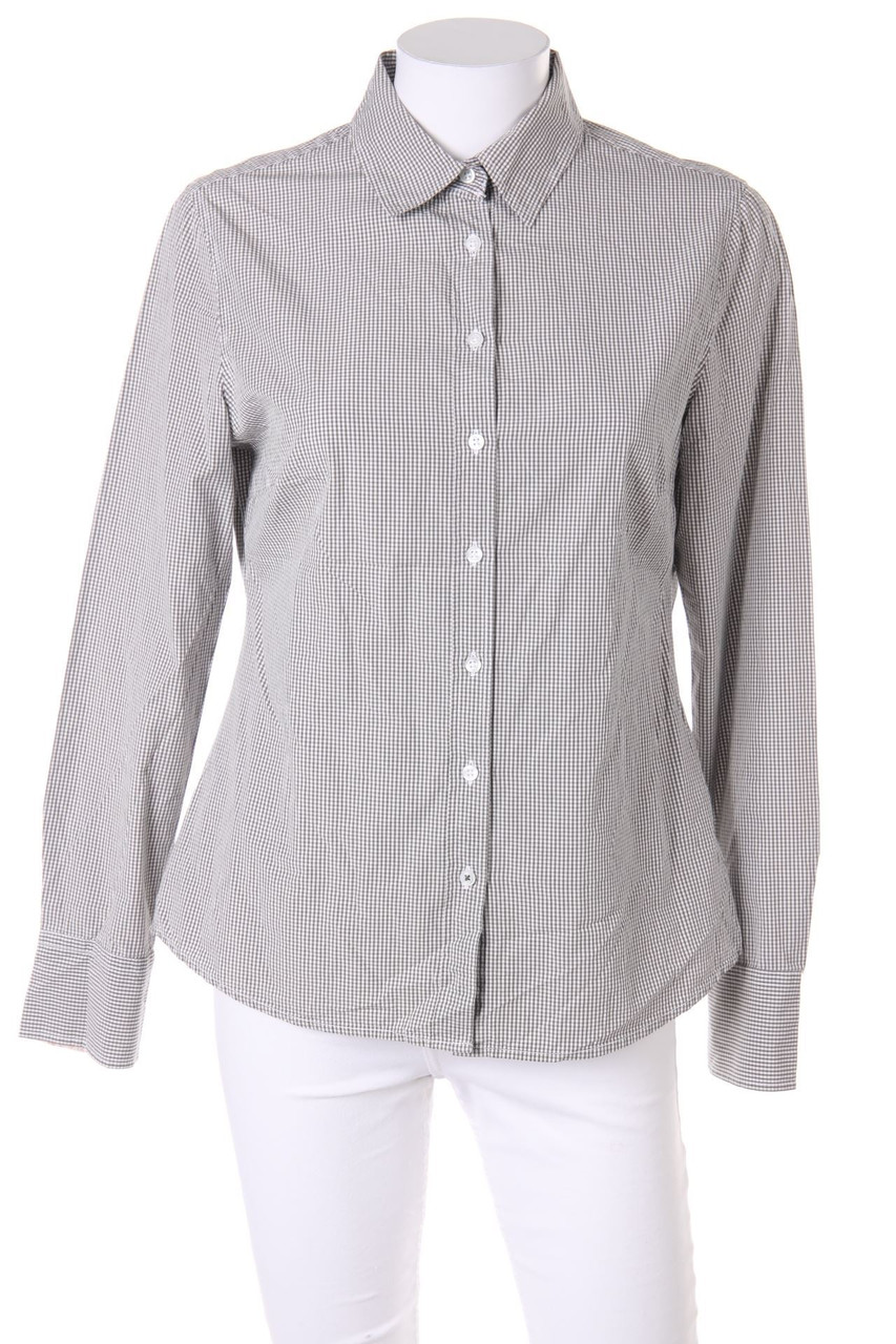 Christian Berg - Bluse mit Karo-Muster - D 36
