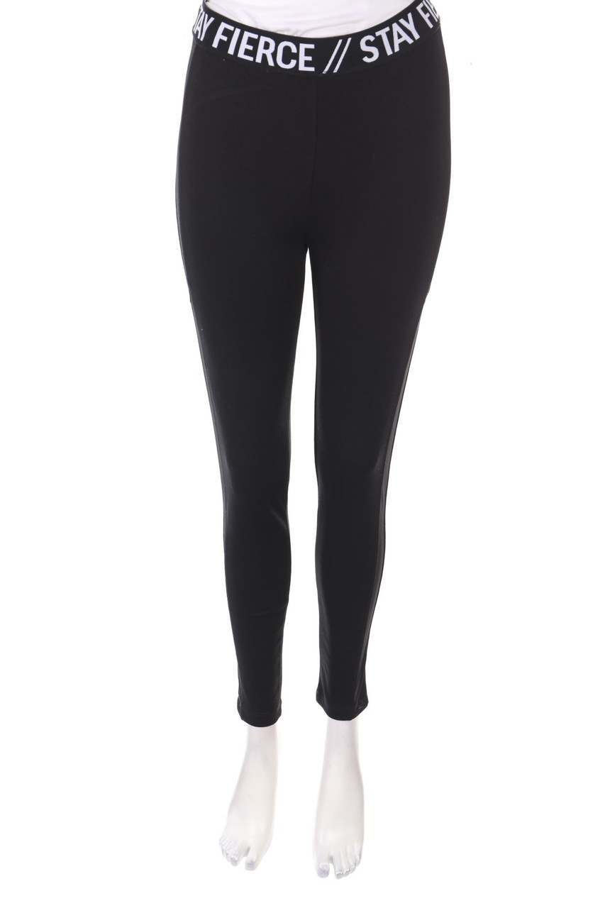 H&M DIVIDED - Sport-Leggings mit Mesh-Einsatz - S