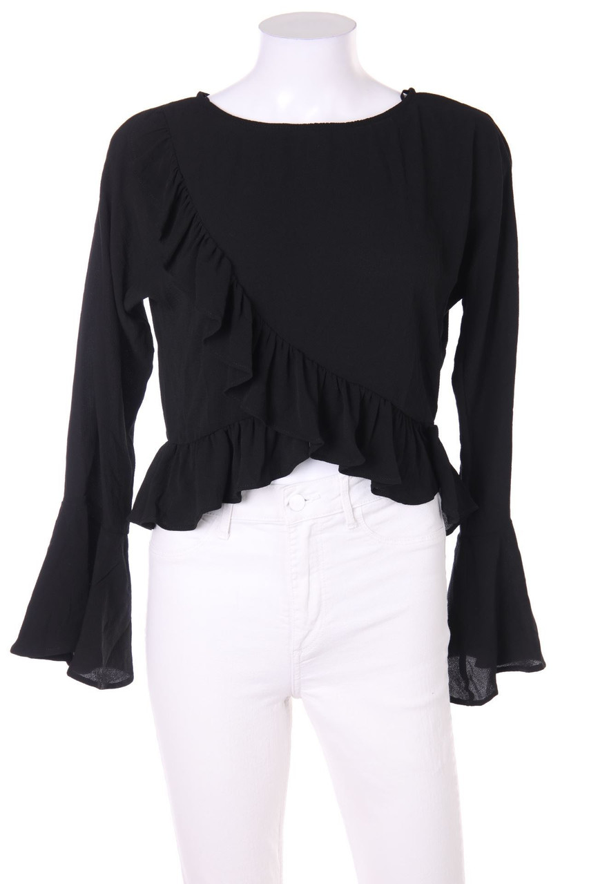 dilvin - Volant-Bluse - D 36