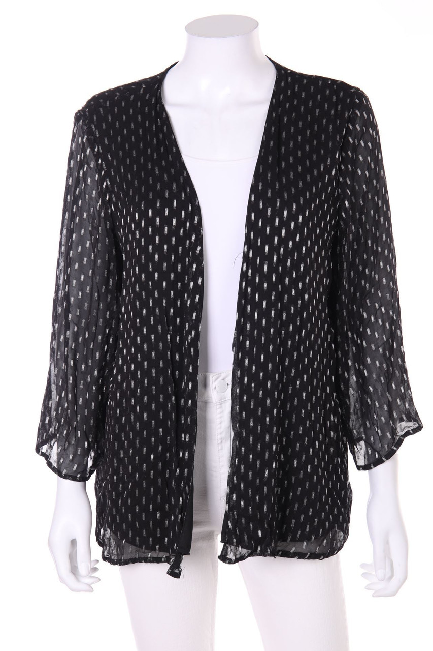 ONLY - Oversize-Cardigan mit Metallic-Effekt - D 38