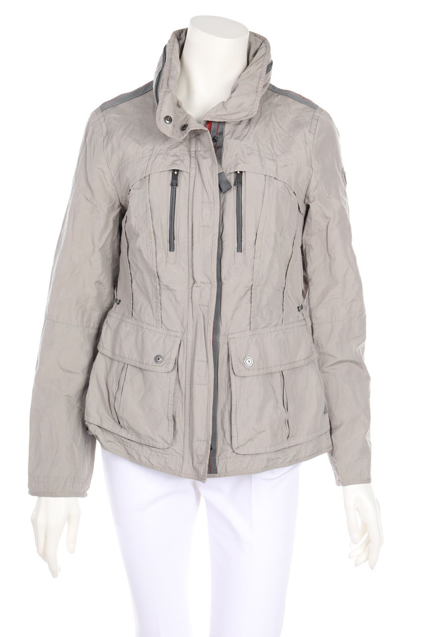 FUCHS SCHMITT - Jacke mit Logo-Applikation - D 36