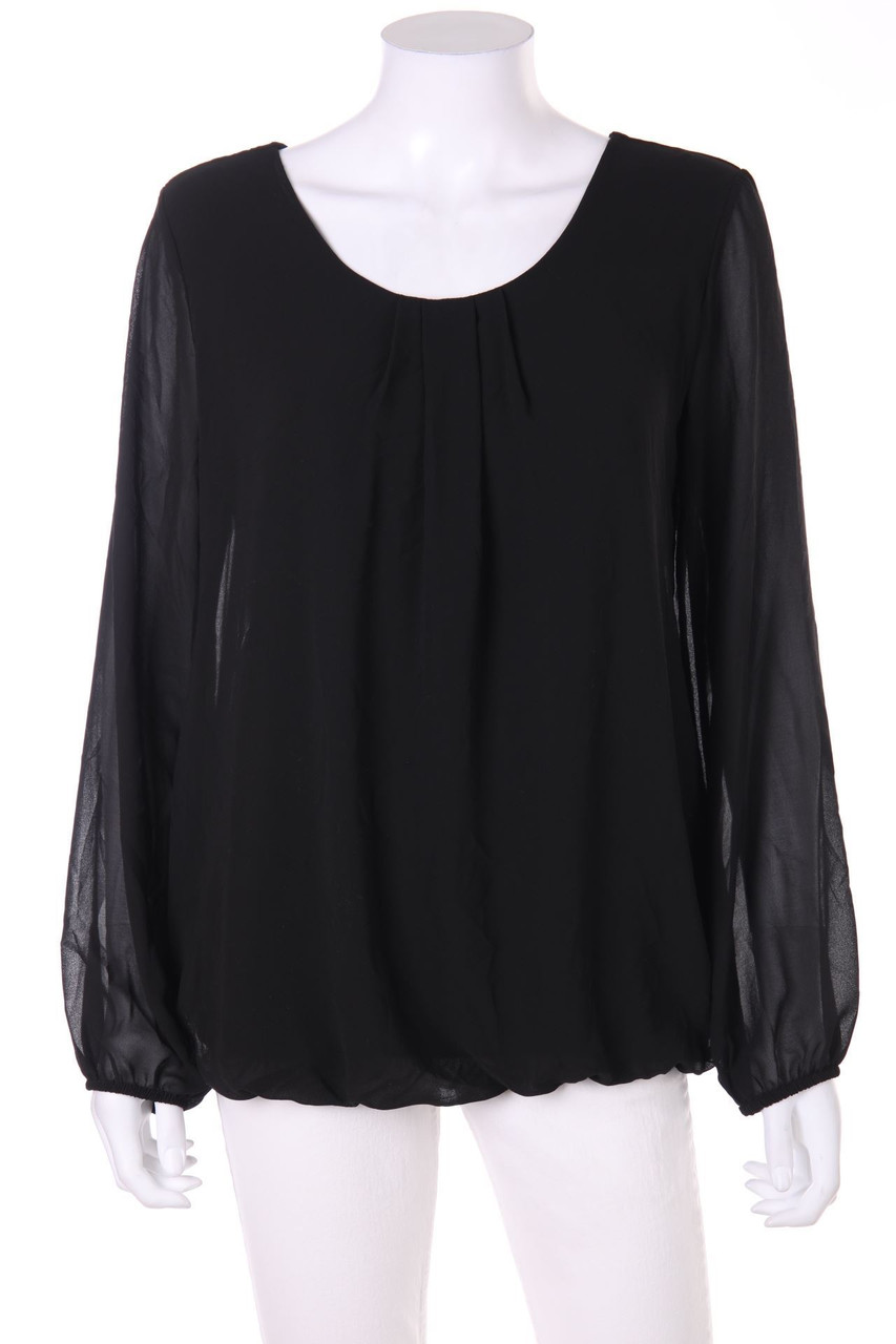 TODAY - Bluse im Layer Look mit Spitzen-Einsatz - M