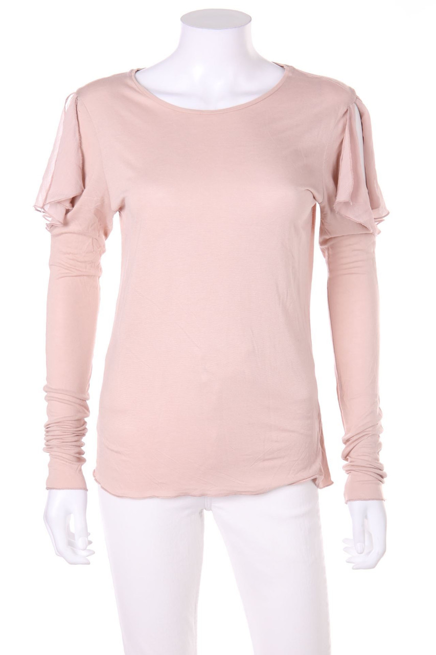 ZARA W&B - Volant-Shirt - S