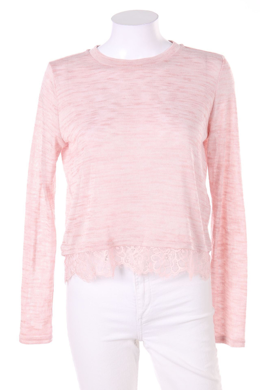 H&M DIVIDED - Longsleeve-Shirt mit Spitze - S