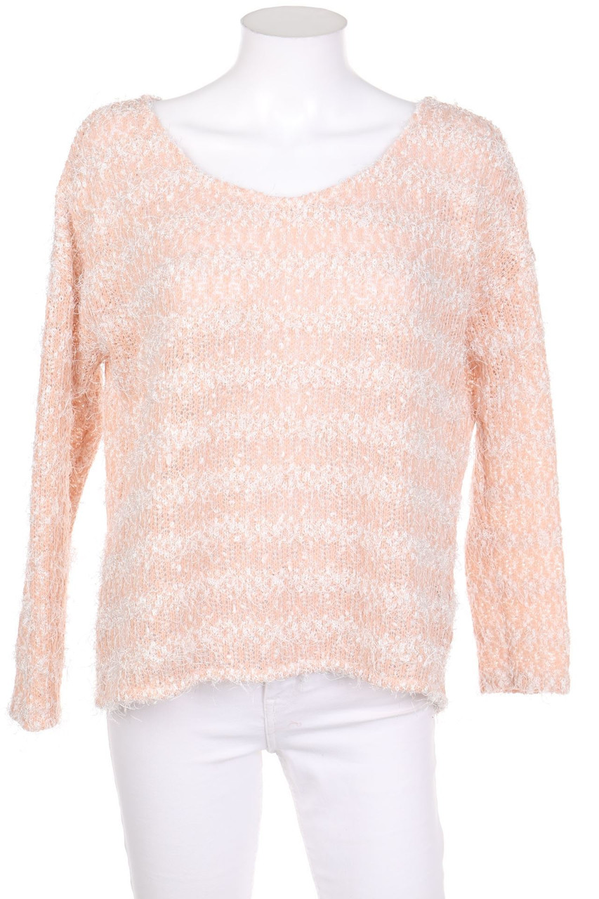 H&M - Oversize-Strick-Pullover mit Streifen - M