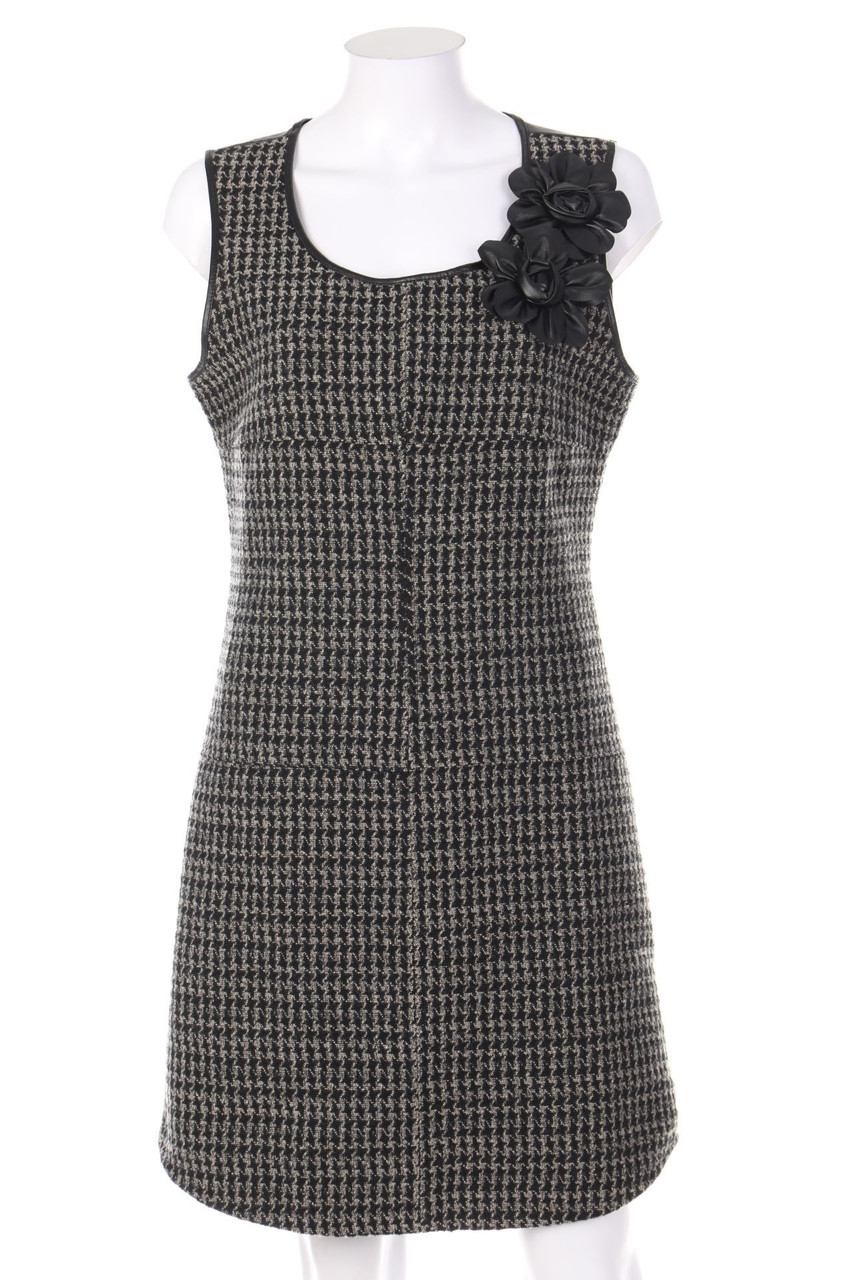 Voodoo - Kleid mit Kunstleder-Details - D 40