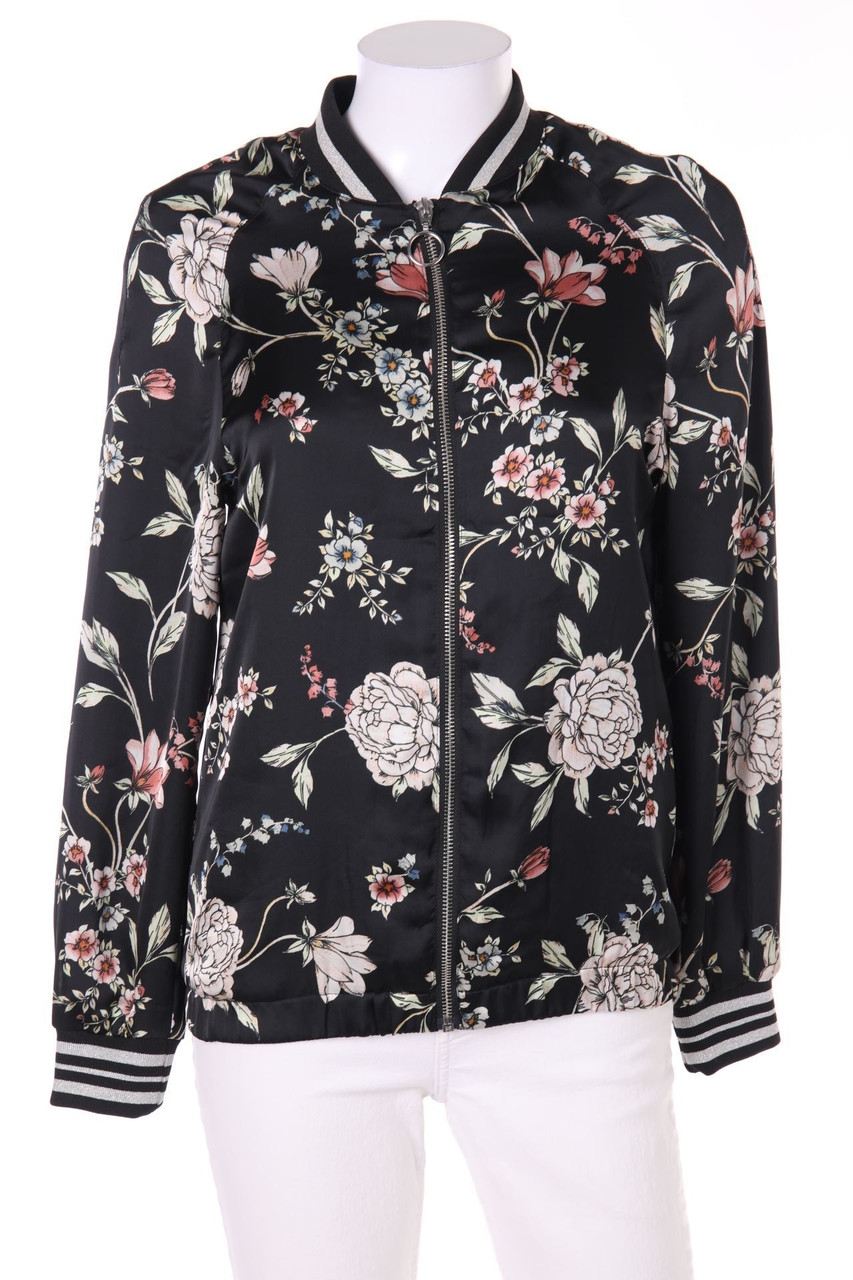 H&M DIVIDED - Blouson-Jacke mit Blumen-Print - D 32
