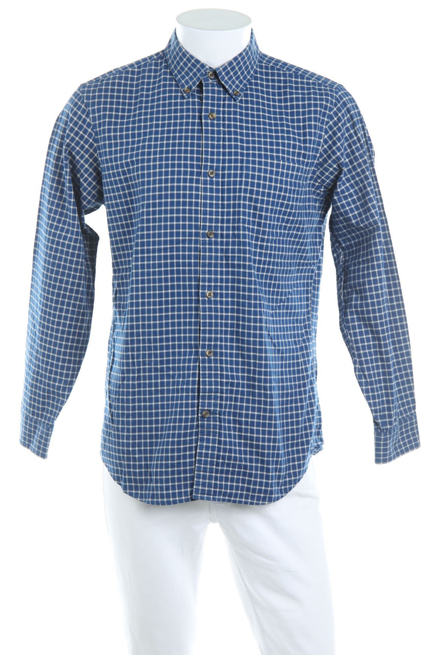 Eddie Bauer - kariertes Button-down-Hemd aus Baumwolle - S