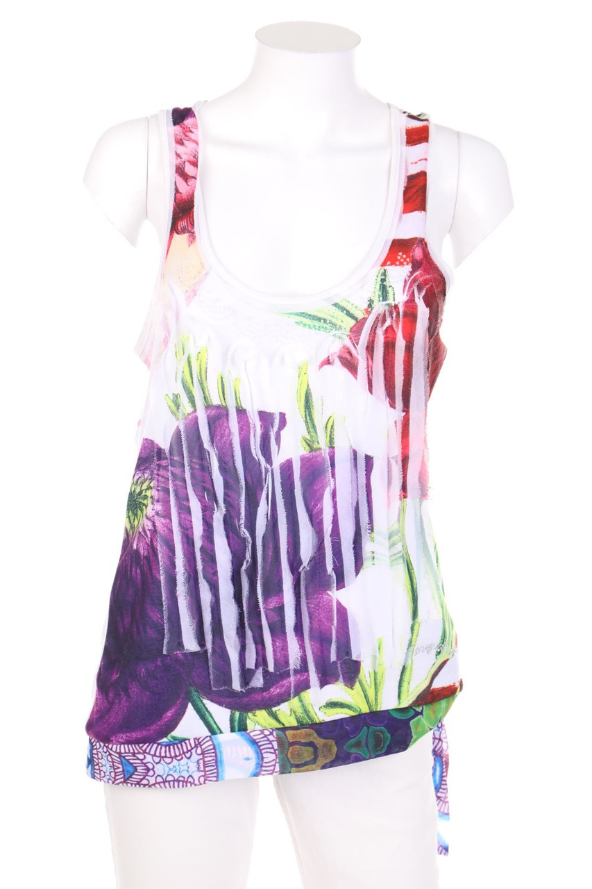 Desigual - Top mit Applikationen - M