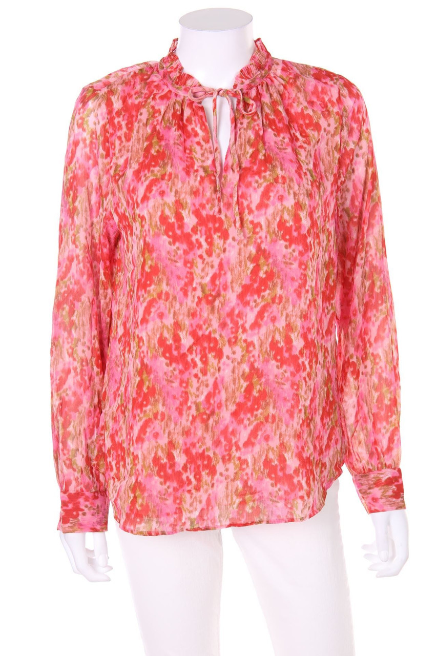 H&M - Chiffon-Bluse mit Rüschen - D 38