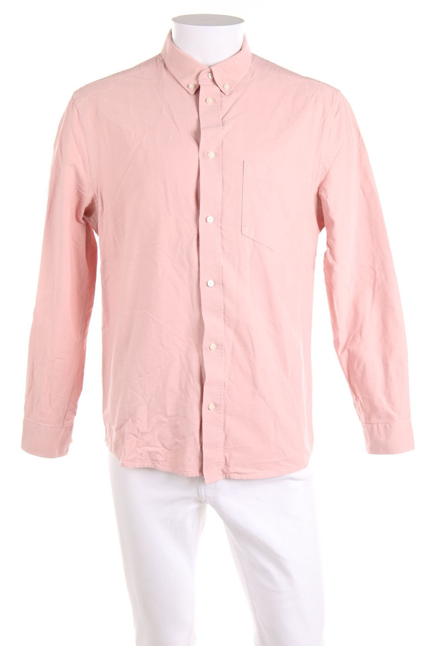 H&M - Button-down-Hemd mit aufgesetzten Taschen - L