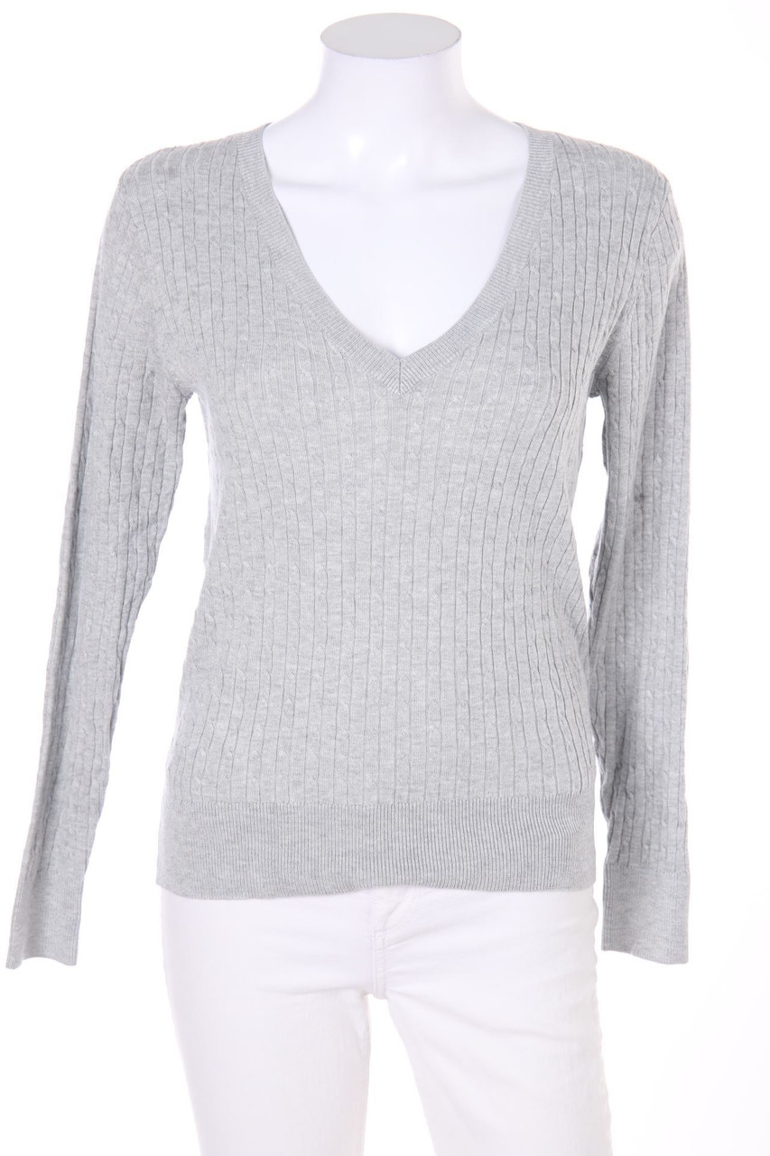 H&M - Strick-Pullover mit Zopf-Muster - XS
