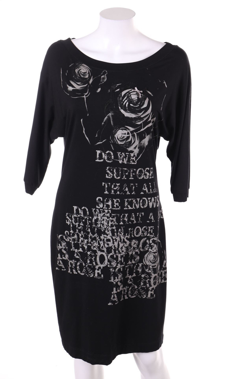 MARC CAIN - Kleid aus Jersey mit Batwing-Ärmeln - S