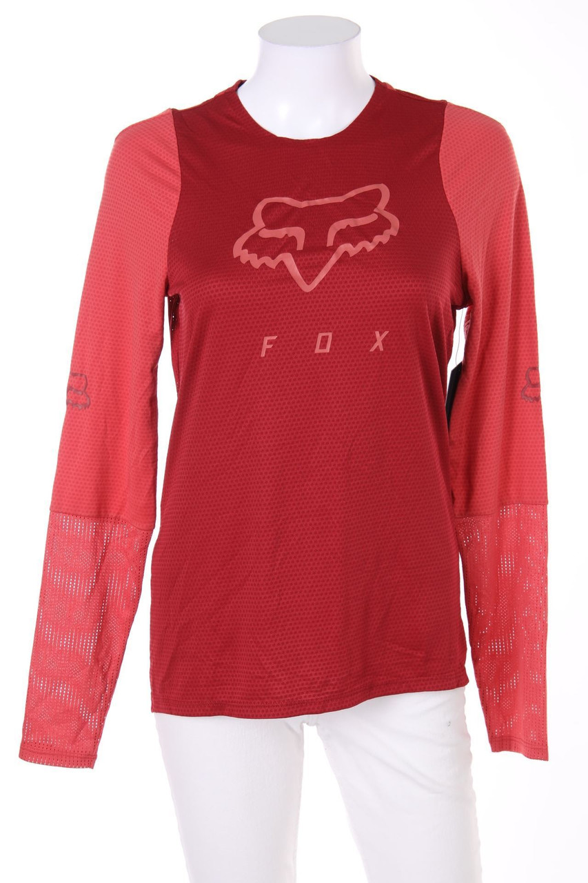 FOX - Sport Longsleeve-Shirt mit Logo-Print - XS