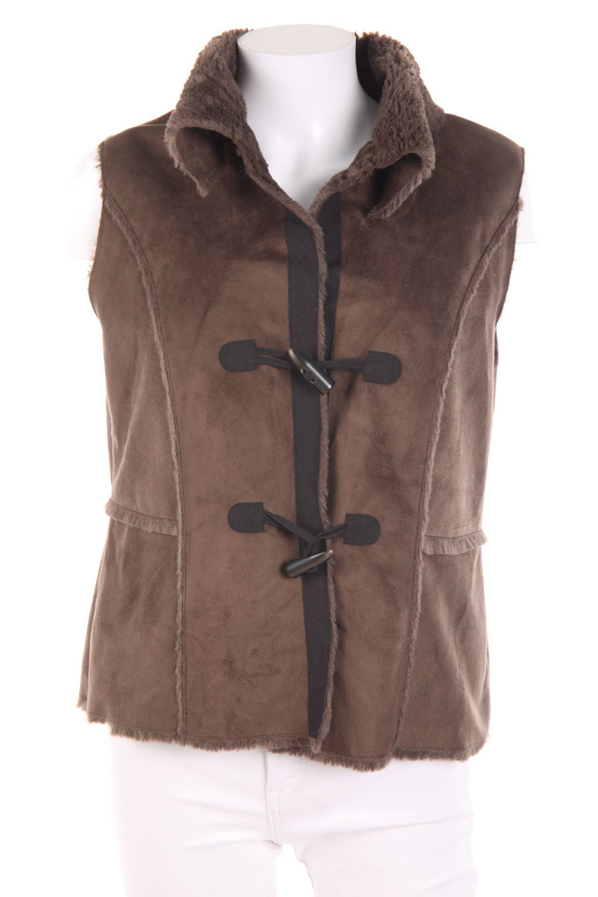 PUBLIC - Faux Shearling-Weste - L