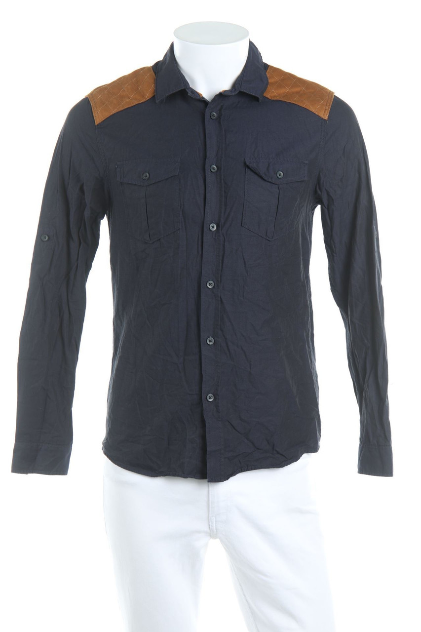 H&M - Hemd mit aufgesetzten Taschen - S