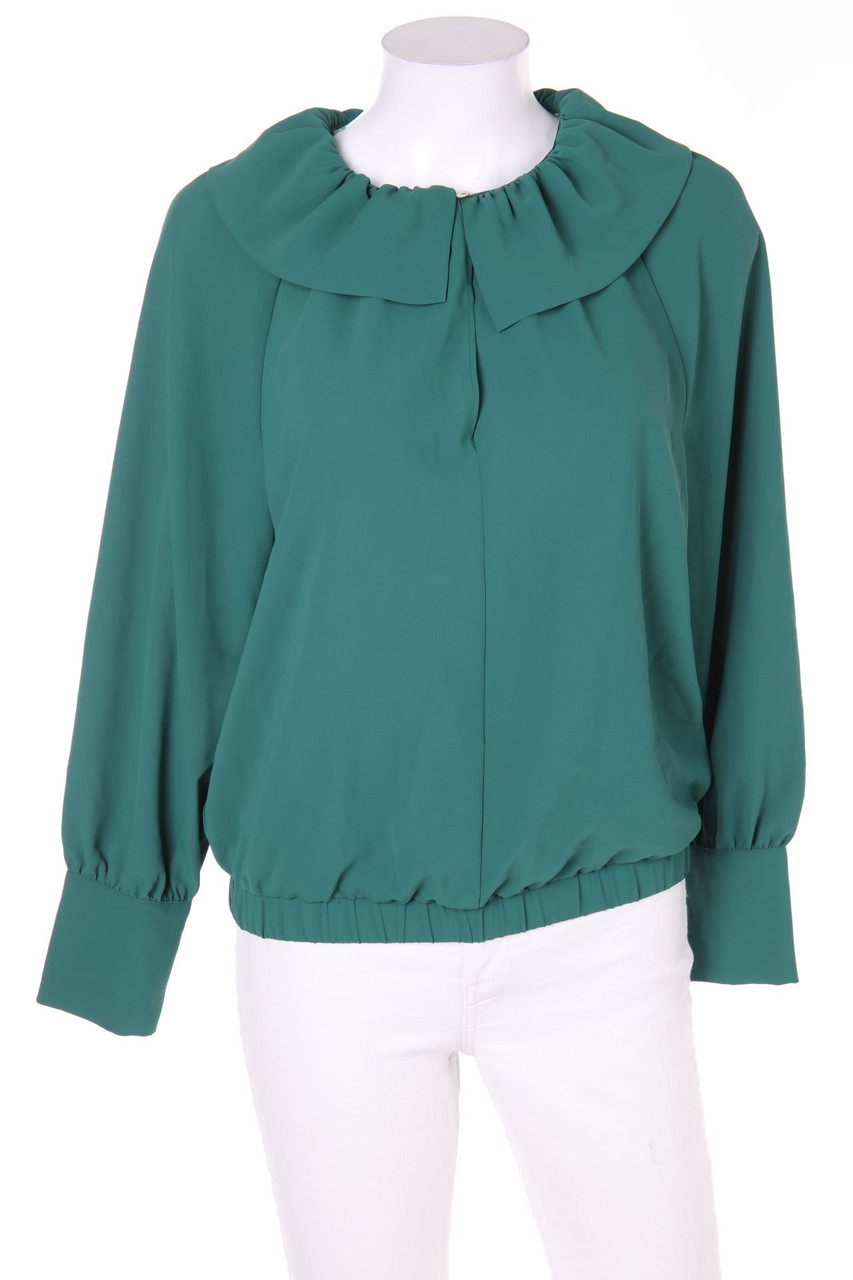ZARA - Volant-Bluse mit Gummizug - XS