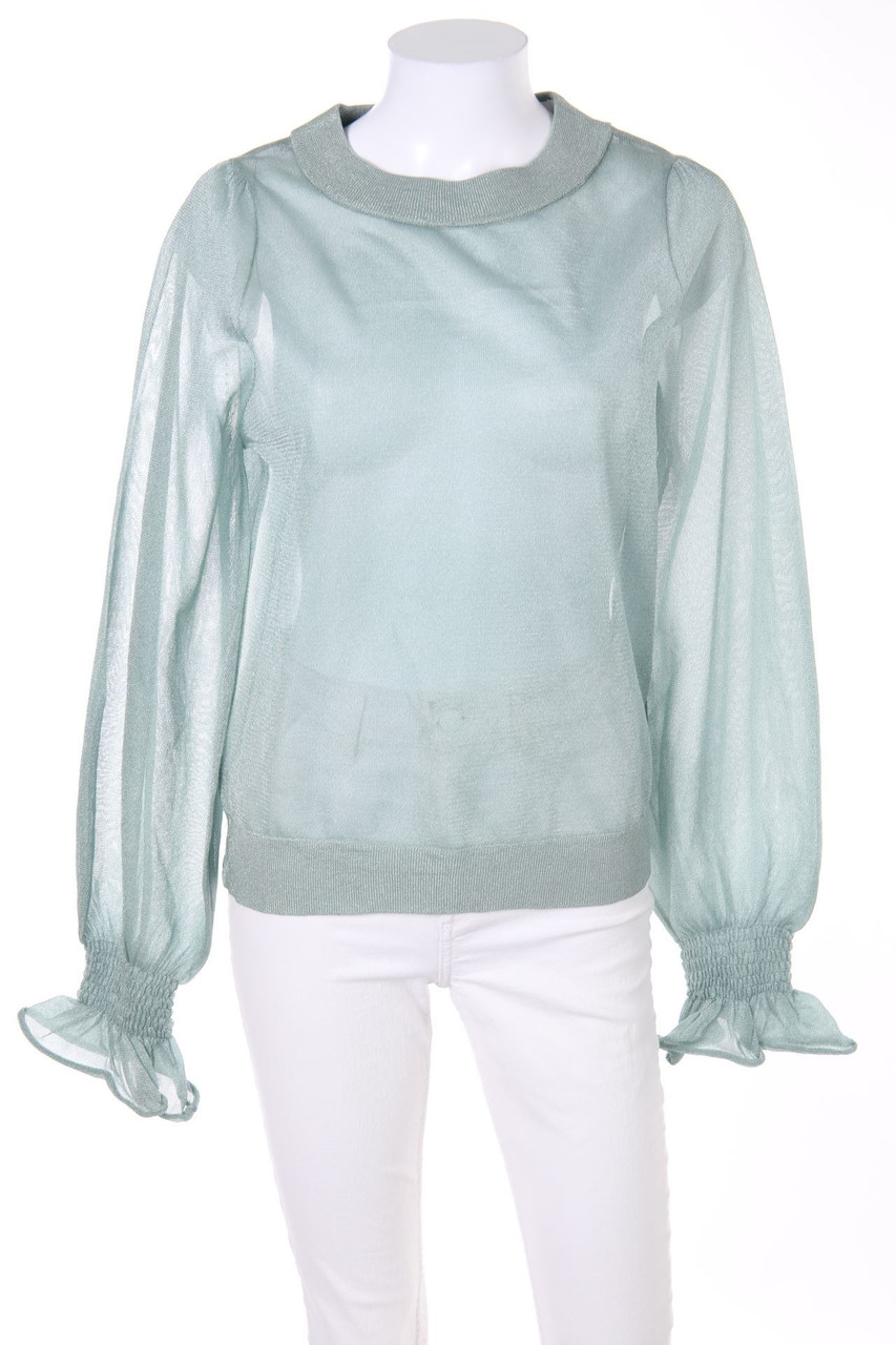 H&M - Strick-Pullover mit Raffungen - S