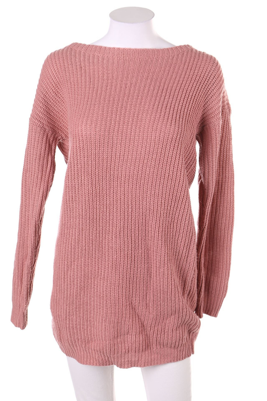 MISSGUIDED - Oversize-Strick-Pullover mit überschnittener Schulter - S