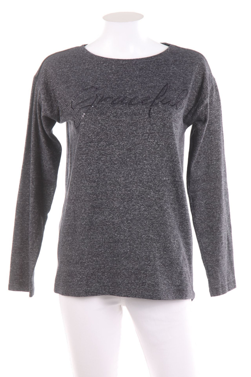 s.Oliver - Longsleeve-Shirt mit Pailletten - XL
