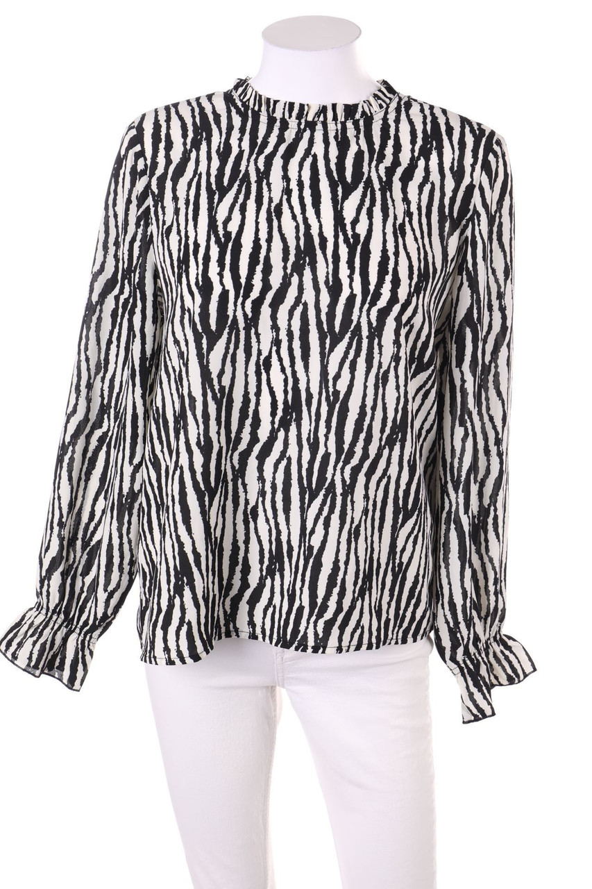 JACQUELINE de YONG - Bluse mit Print - D 38