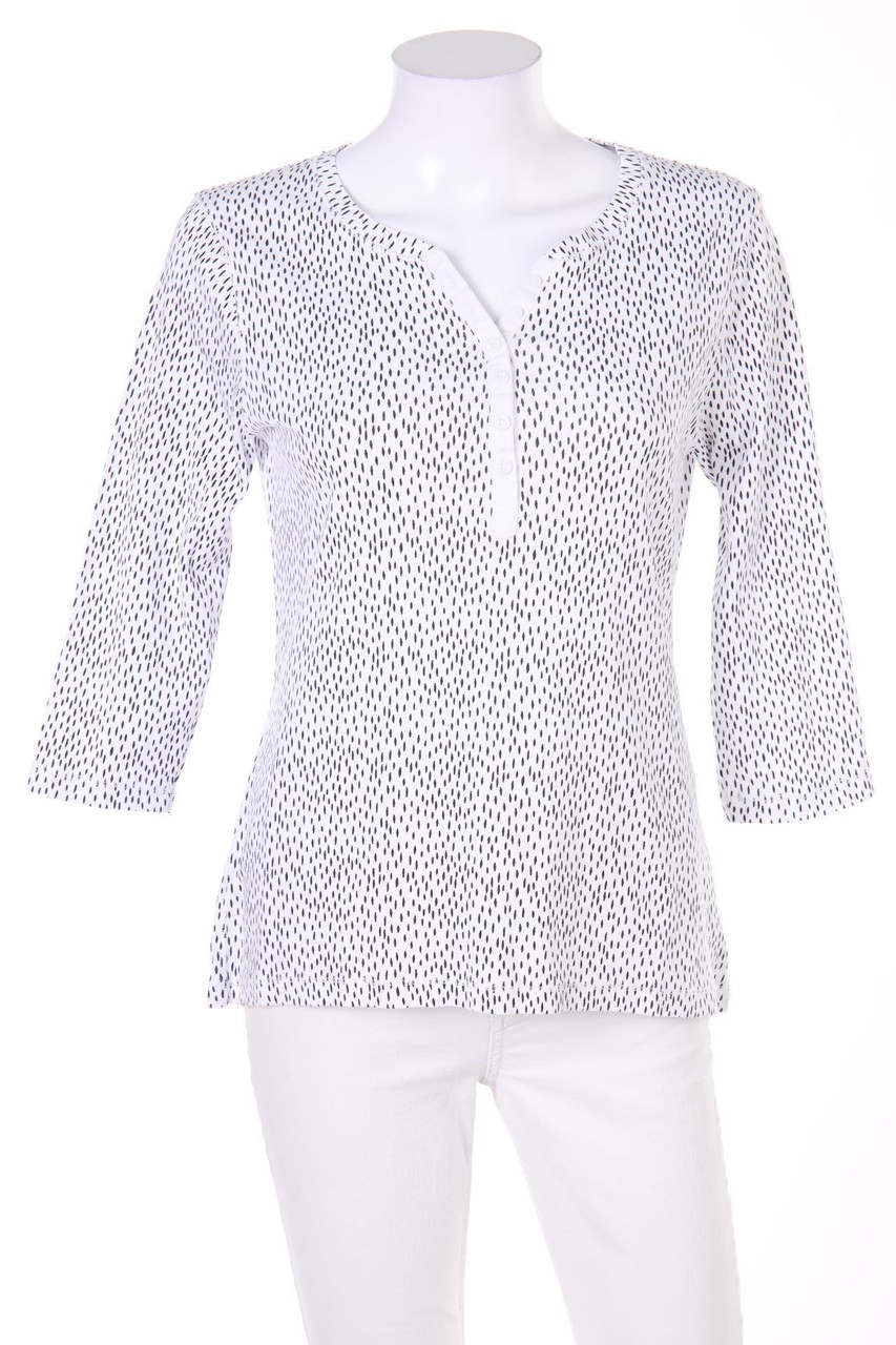 MARK ADAM - 3/4-Arm-Shirt mit Punkten - D 40