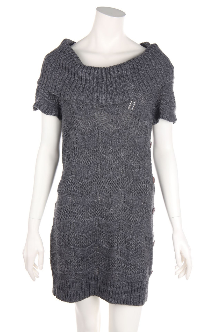 comma - Strickkleid mit Alpaka - D 42