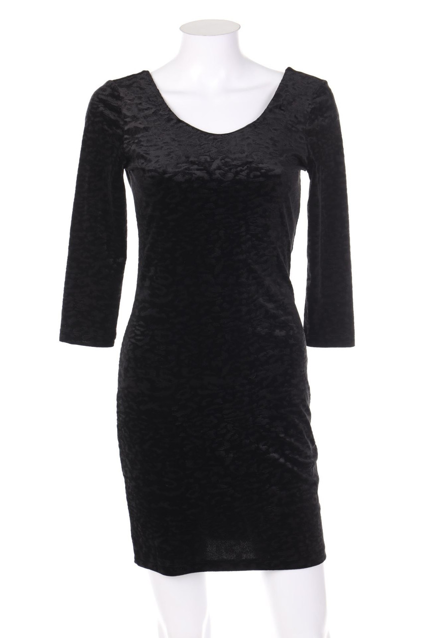 Sfera - Samt-Minikleid mit Muster - S