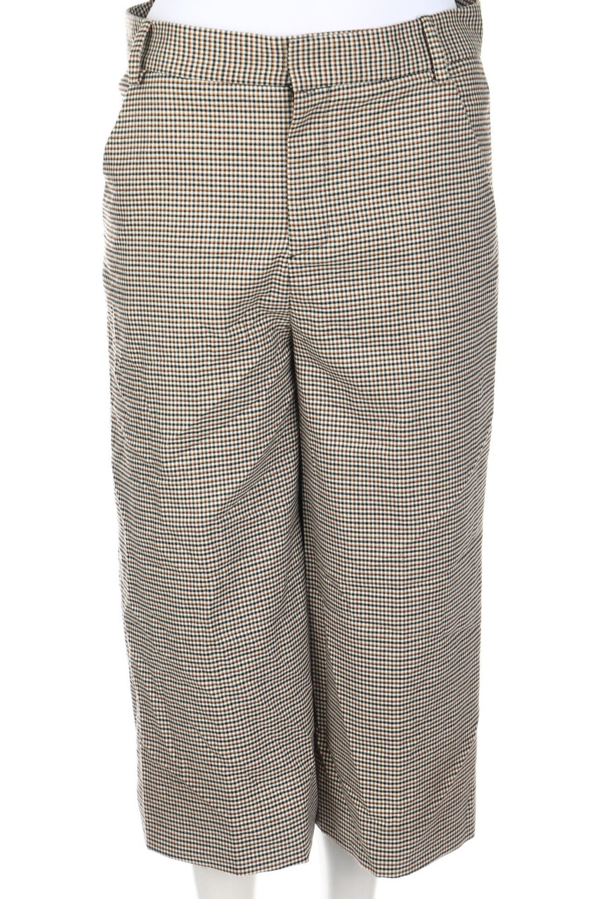 maje - Capri-Hose mit Karo-Muster - D 38