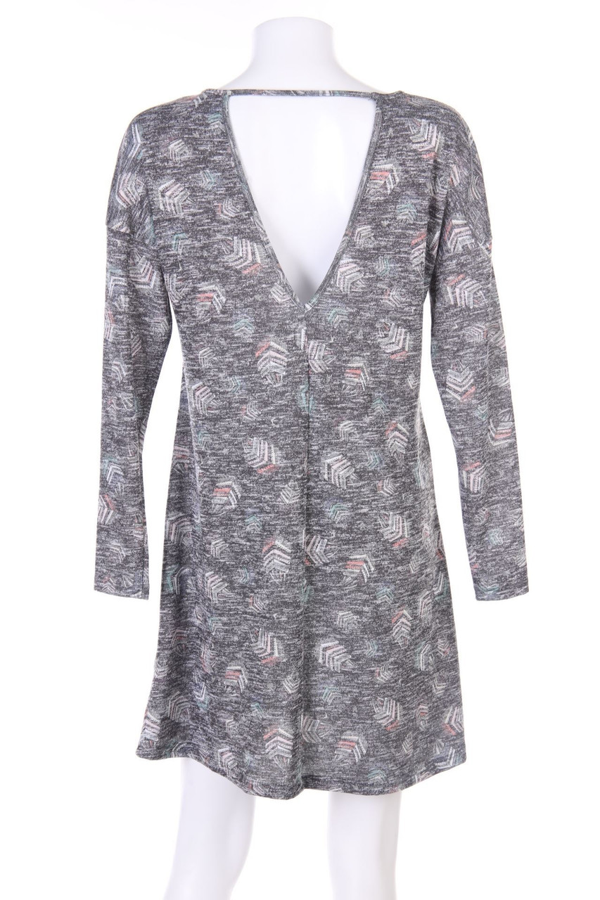 FB SISTER - Strickkleid mit Ethno-Print - M