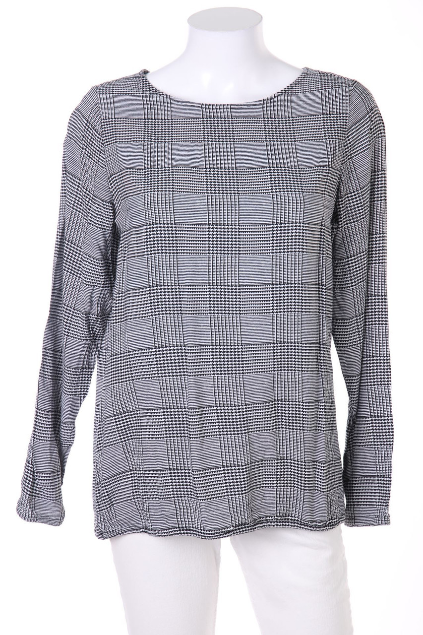 WOMEN essentials by Tchibo - Bluse mit Karo-Muster - D 40