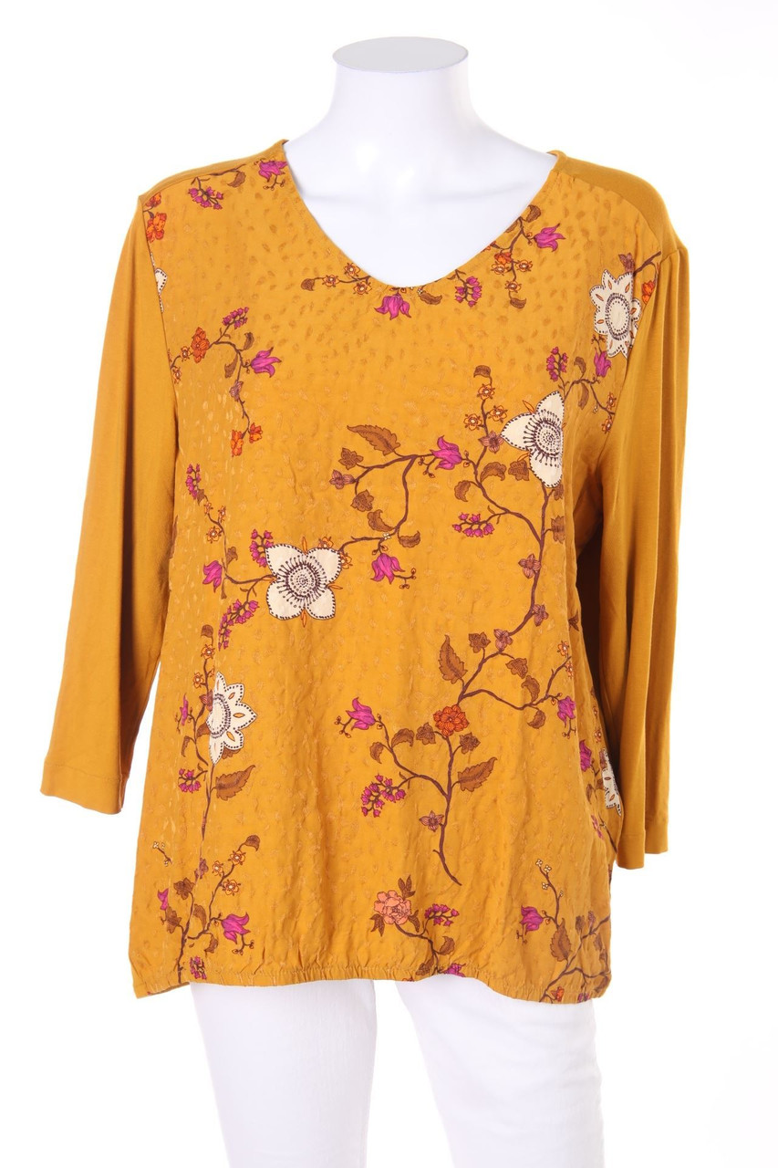 BONITA - Bluse mit 3/4-Ärmel mit Blumen-Print - L