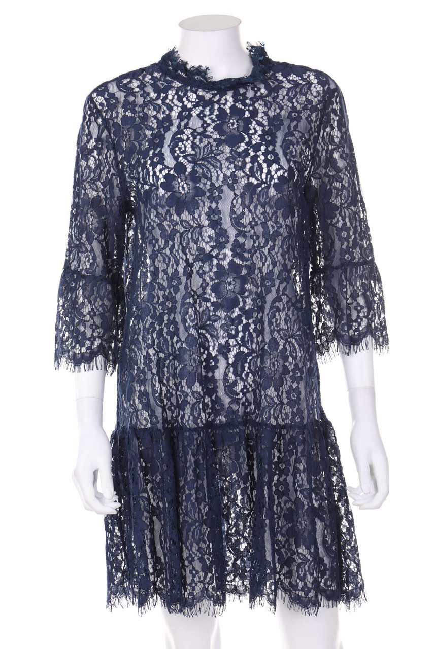 MISSGUIDED - Kleid aus Spitze mit Raffungen - D 40