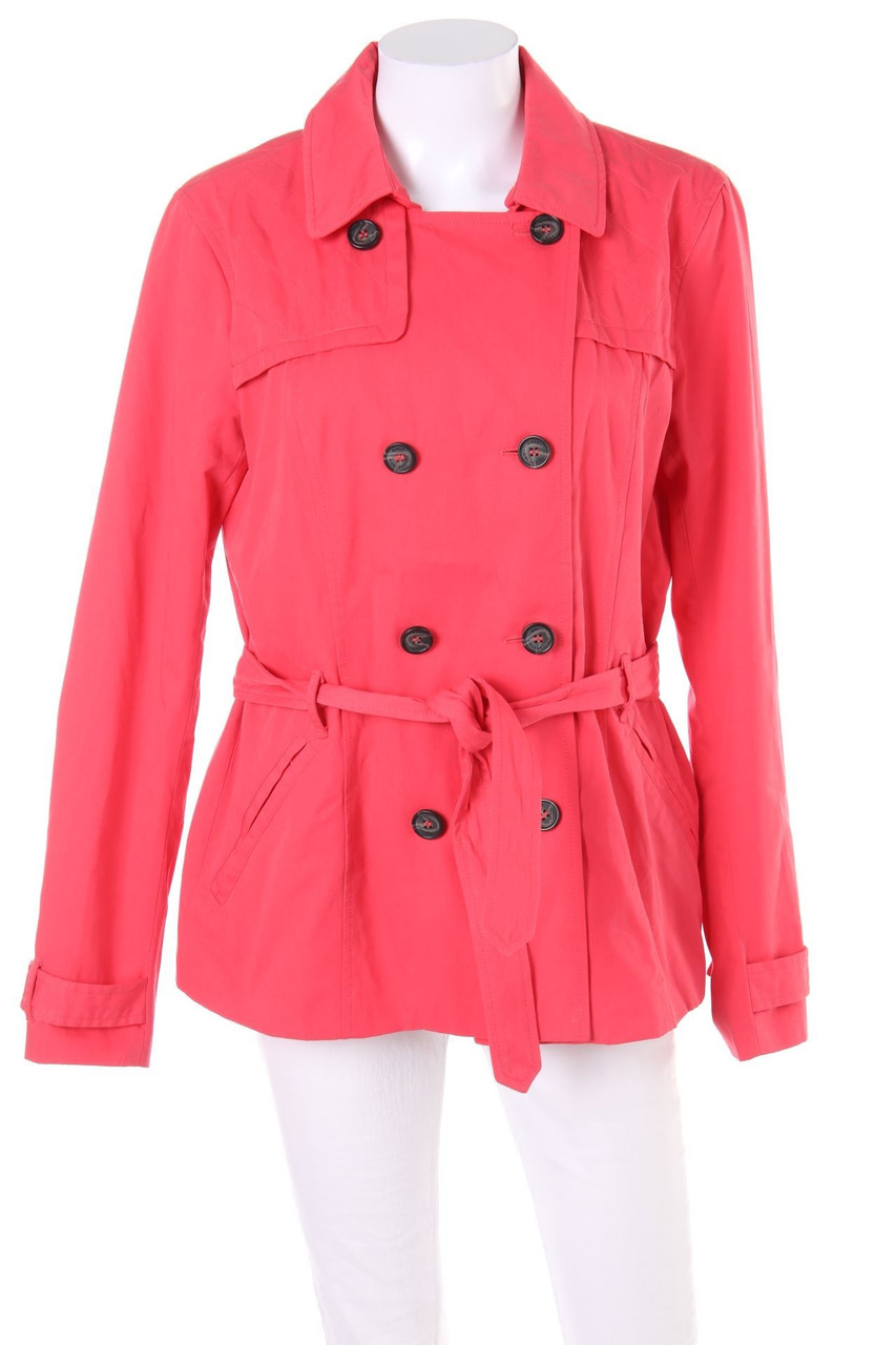 ONLY - Zweireiher-Blazer-Jacke mit Gürtel - L