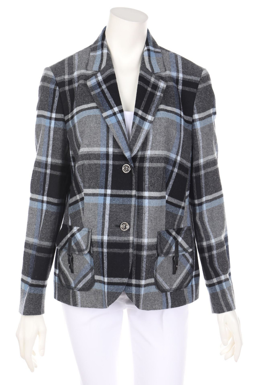 EUGEN KLEIN - Blazer mit Karo-Muster - D 42