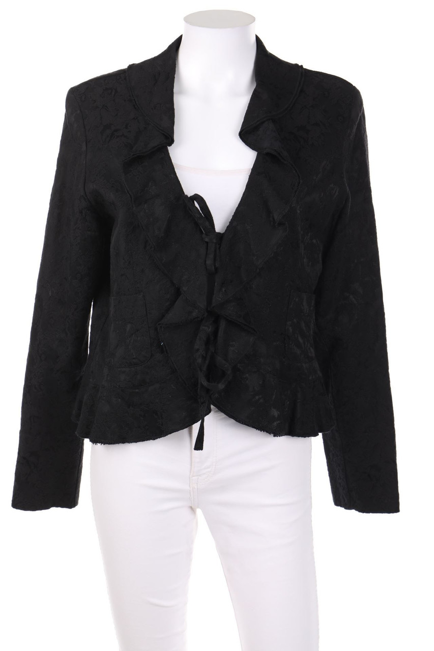 NADINE H. - Blazer zum Knoten mit floralem Muster - D 40