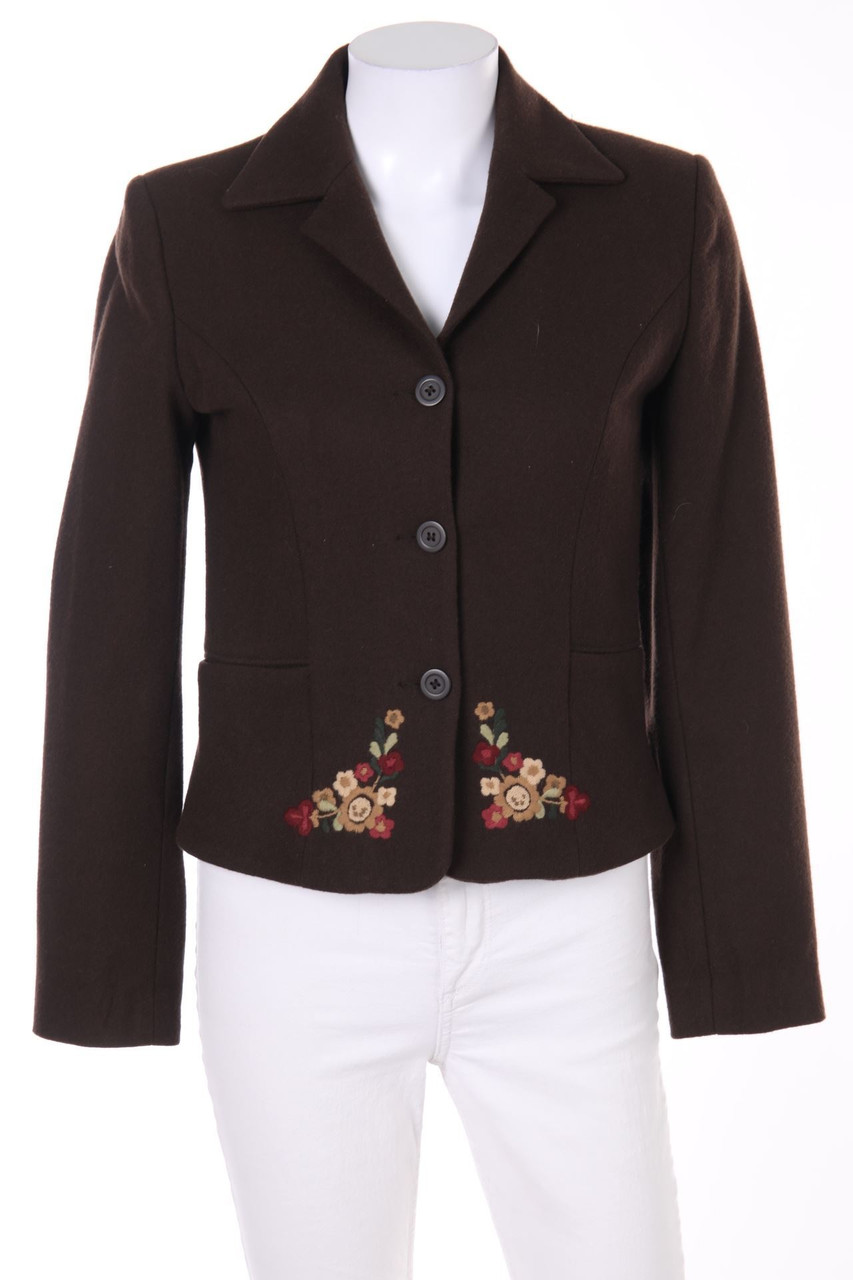 H&M HENNES collection - Blazer aus Woll-Mix mit Stickereien - D 34