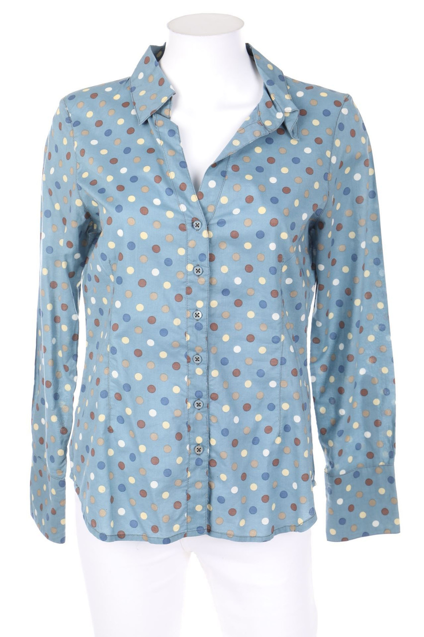 NILE atelier - Hemd-Bluse mit Punkten - S