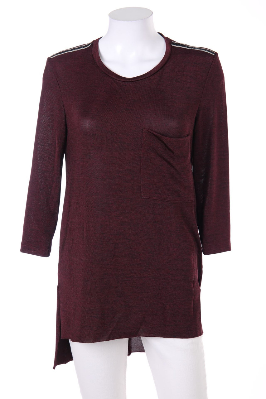 Stradivarius - Strick-Pullover mit Applikationen - M