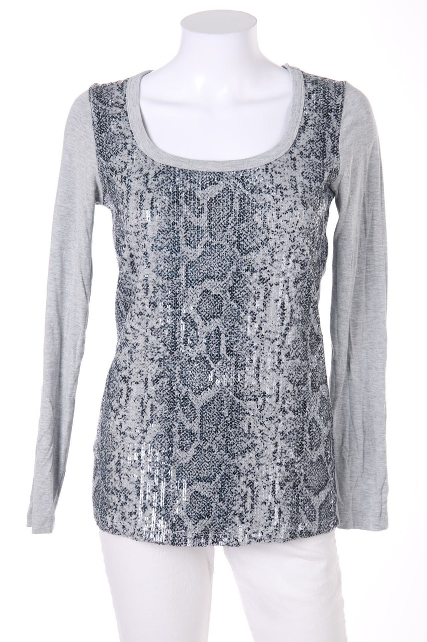 Best Connections - Shirt mit Pailletten mit Animal-Print - D 36