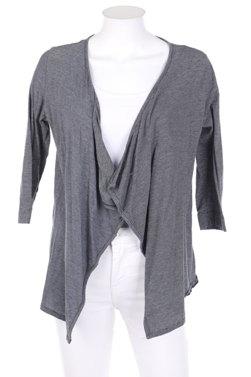 OPUS - Streifen-Cardigan mit 3/4-Ärmel - D 38