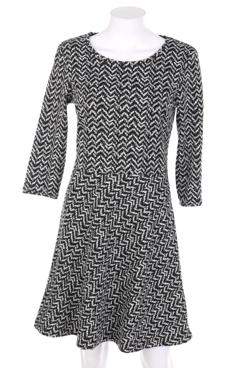 LA REDOUTE - A-Linien-Kleid mit Zickzack-Muster - D 36