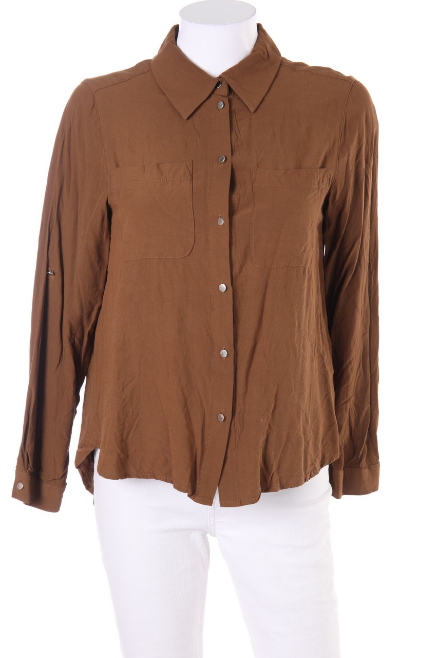 ONLY - Hemd-Bluse mit aufgesetzten Taschen - S